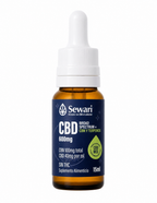 Gotas CBD + CBN y terpenos Sewari, frasco de 15 ml