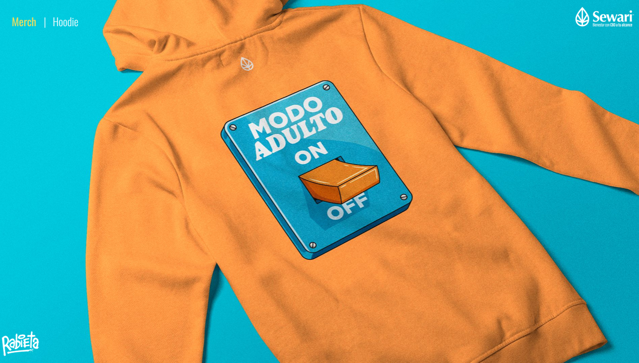 Hoodie Modo Adulto x Rabieta