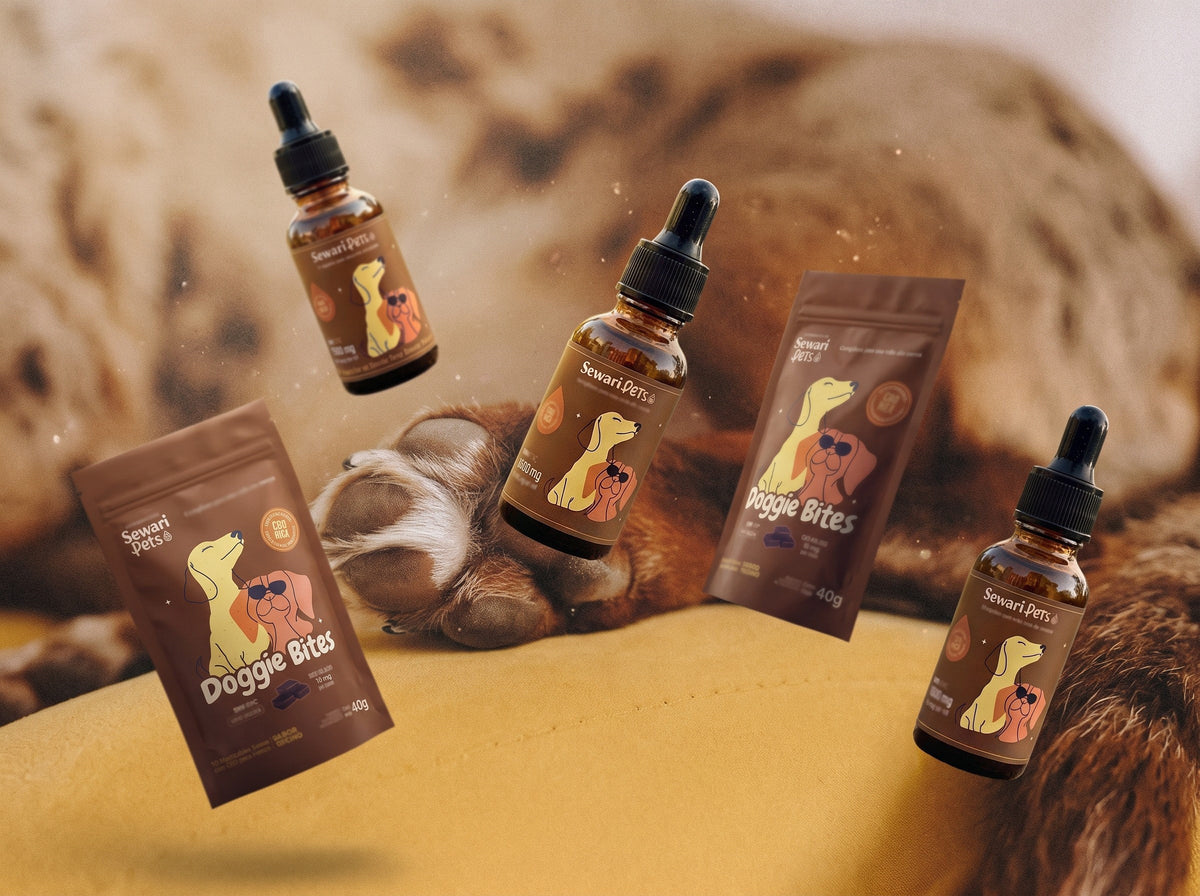 Gotas y premios de CBD para perros Sewari Pets